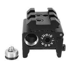 JS-TACTICAL - Laser Rouge Intégré au rail Picatinny - Noir