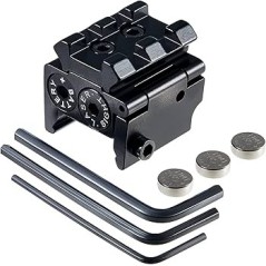 JS-TACTICAL - Laser Rouge Intégré au rail Picatinny - Noir