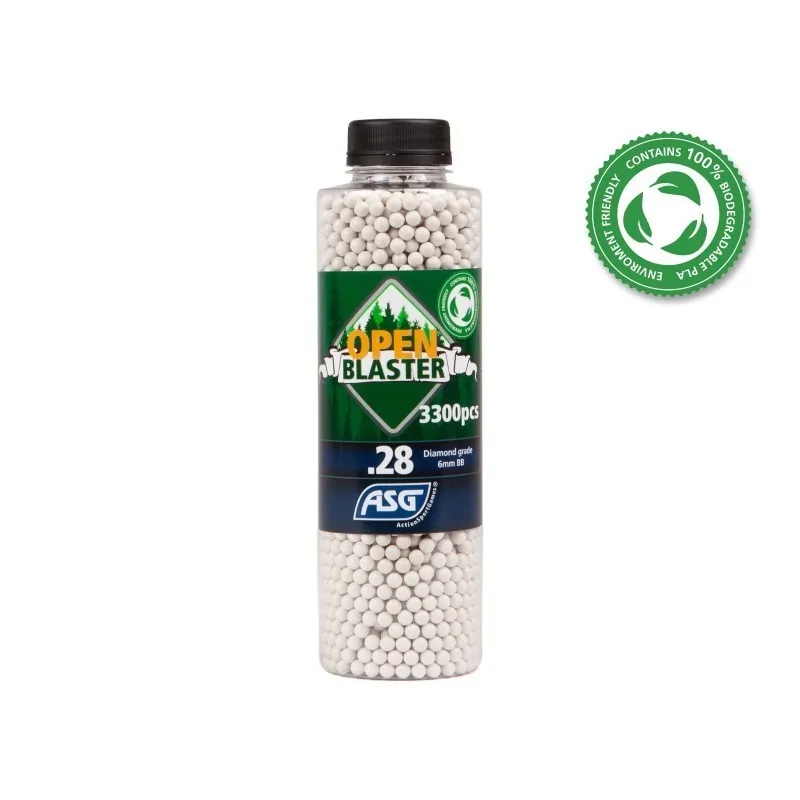 ASG - Billes Biodégradables Open Blaster 0.28g X 3300 bbs ASG - Billes Biodégradables Open Blaster 0.28g X 3300 bbs