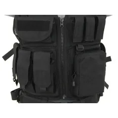 8Fields Gilet Tactique – Noir | Zn-Airsoft