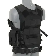 8Fields Gilet Tactique – Noir | Zn-Airsoft