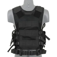 8Fields Gilet Tactique – Noir | Zn-Airsoft
