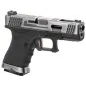 WE - Pistolet GBB G-Force 19 SV Barrel Métal Version - Argent