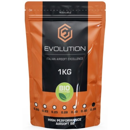 Evolution International - Billes Biodégradable 0.35g High Performance 1Kg - blanche