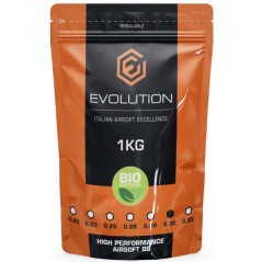 Evolution International - Billes Biodégradable 0.32g High Performance 1Kg - blanche