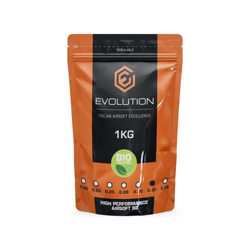 Evolution International - Billes Biodégradable 0.32g High Performance 1Kg - blanche Evolution International - Billes Biodégradable 0.32g High Performance 1Kg - blanche