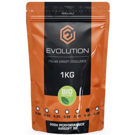 Evolution International - Billes Biodégradable 0.32g High Performance 1Kg - blanche