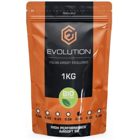 Evolution International - Billes Biodégradable 0.30g High Performance - blanche