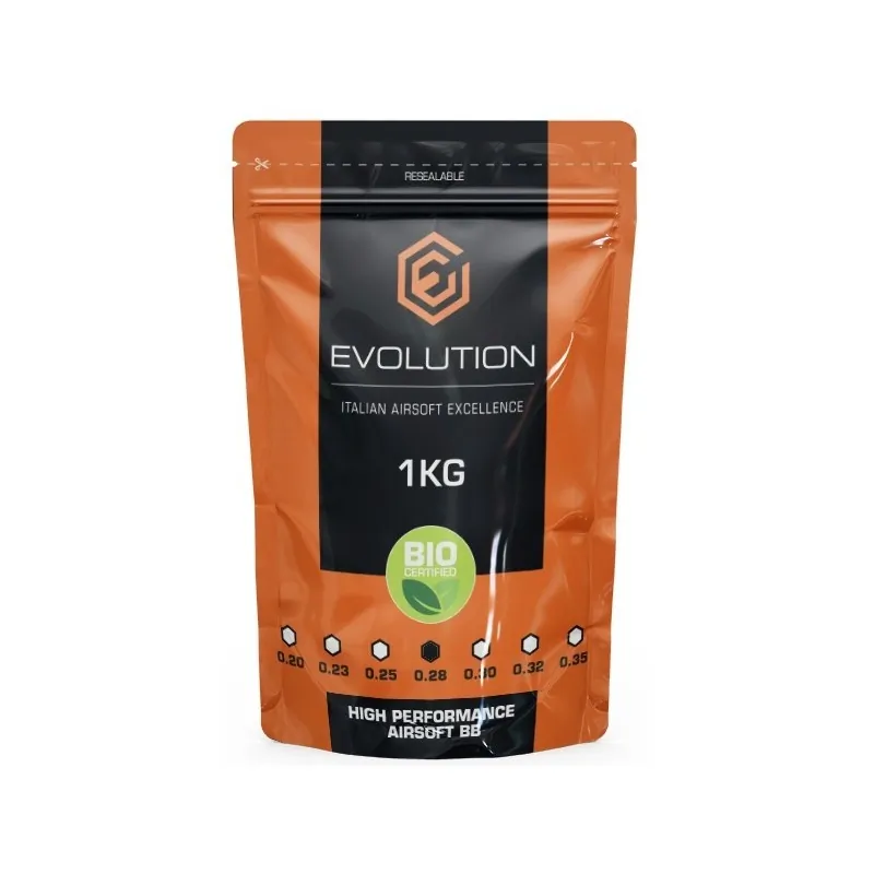 Evolution International - Billes Biodégradables 0.28g High Performance 1Kg - Blanche