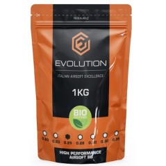 Evolution International - Billes Biodégradables 0.25g High Performance 1Kg - Blanche