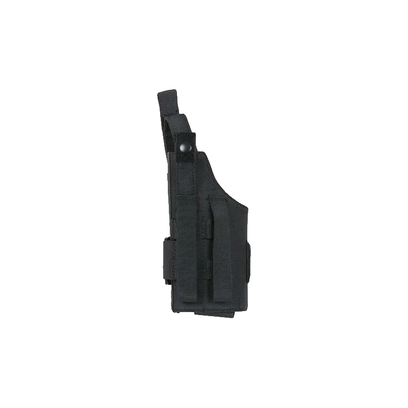 Holster universel MOLLE 8Fields noir, vue de dos avec passants de fixation MOLLE