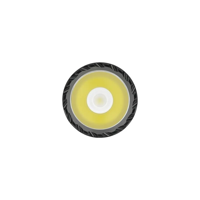 Olight Odin S, vue de face de la tête et du réflecteur