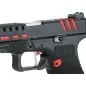 APS - Pistolet scorpion-tg GBB - Rouge APS - Pistolet scorpion-tg GBB - Rouge