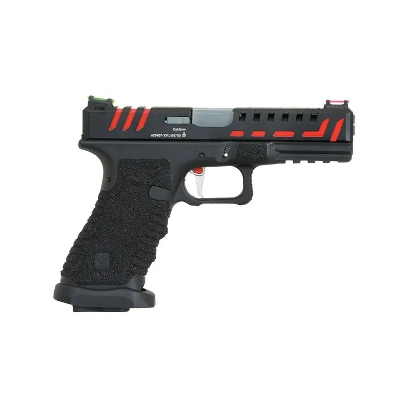 APS - Pistolet scorpion-tg GBB - Rouge APS - Pistolet scorpion-tg GBB - Rouge