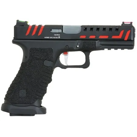 APS - Pistolet scorpion-tg GBB - Rouge