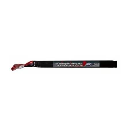 ASG - Batterie LiPo 11.1V 1000mAh 25C - T-dean - 1 bâton