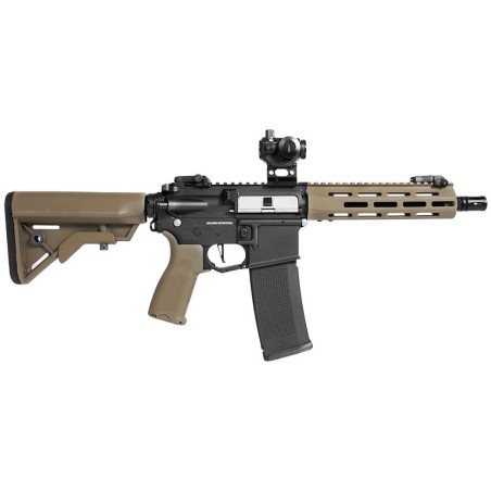 Evolution International - Réplique AEG Recon 10 Carbontech en pack viseur - Noir et Tan