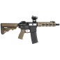 Evolution International - Réplique AEG Recon 10 Carbontech en pack viseur - Noir et Tan