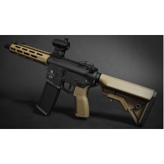 Evolution International - Réplique AEG Recon 10 Carbontech en pack viseur - Noir et Tan