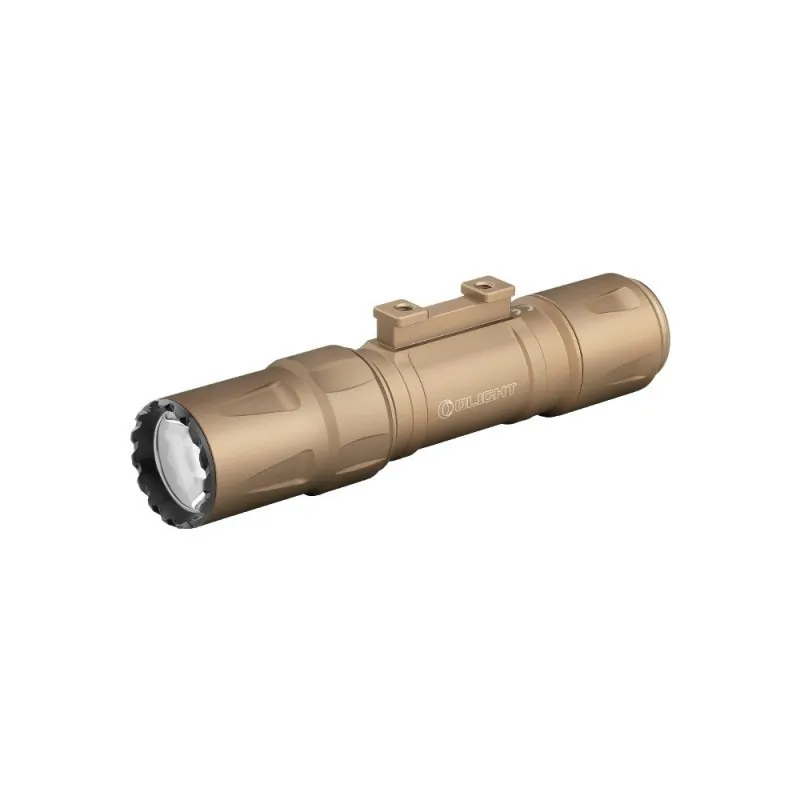 Olight Odin S tan sans fixation, vue avant de trois quarts
