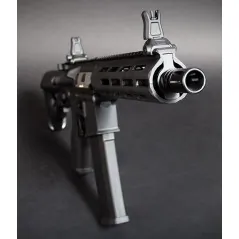 Evolution International Recon 10" Noir – AEG Carbontech M-LOK & ETS III | Zn-Airsoft.fr