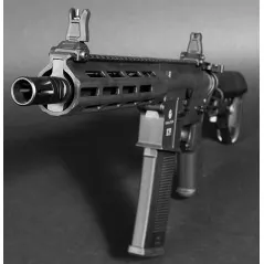 Evolution International Recon 10" Noir – AEG Carbontech M-LOK & ETS III | Zn-Airsoft.fr