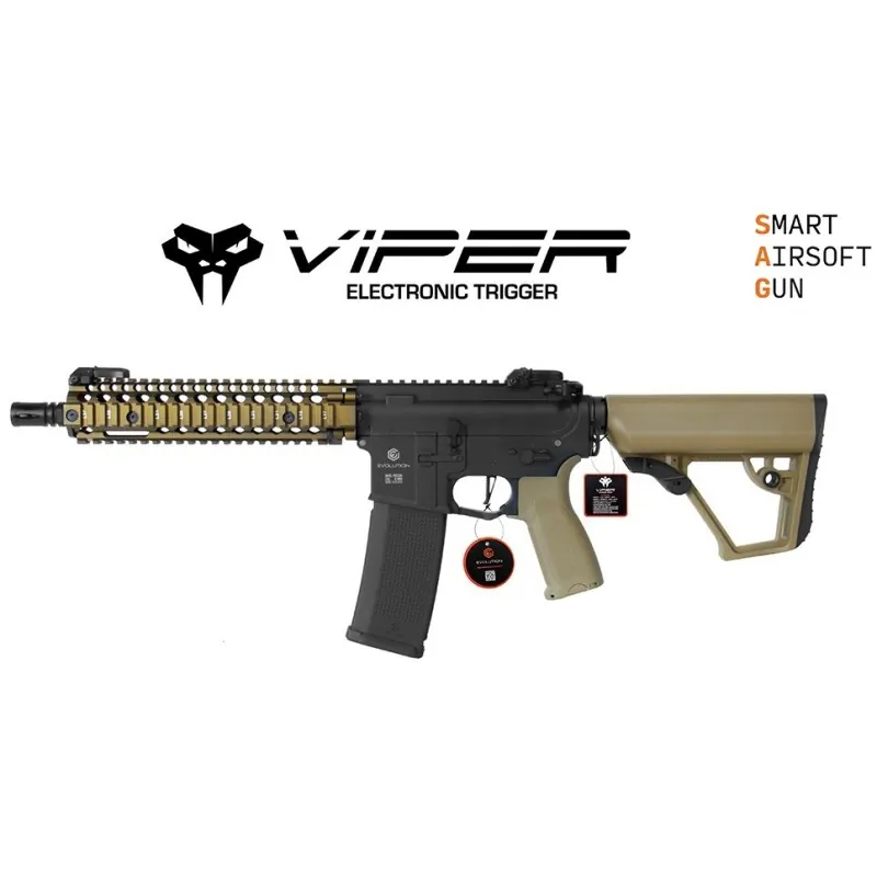 Evolution International - Réplique AEG Recon 3.0 Viper MK18 Mod. 1 BB - Noir et Tan Evolution International - Réplique AEG Recon 3.0 Viper MK18 Mod. 1 BB - Noir et Tan