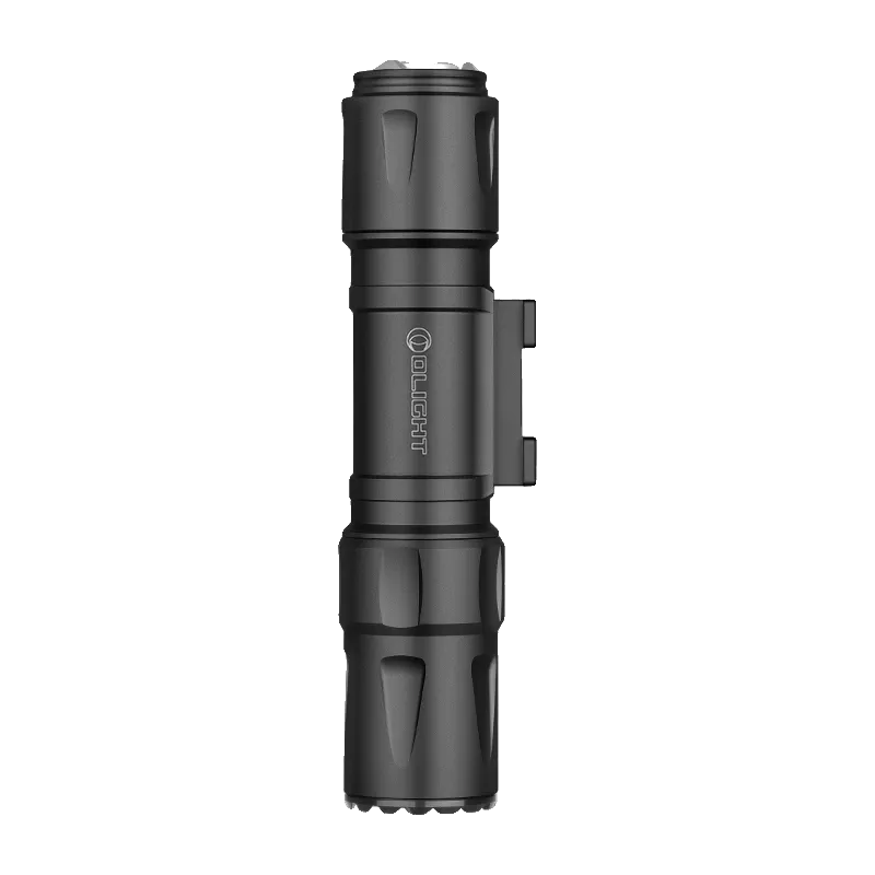 Olight Odin S noire vue de côté, fixation à droite