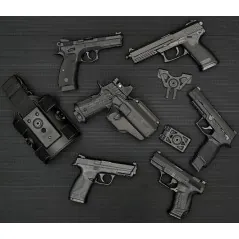 Amomax Holster universel droitier Noir | Zn-Airsoft