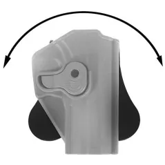 Amomax Holster clone series Glock noir | Zn-Airsoft