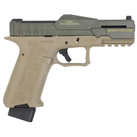 Poseidon - Pistolet GBB CSI XO-P1-ODT Blowback - Tan et Vert