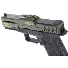Poseidon - Pistolet GBB CSI XO-P1-ODB Blowback - Noir et Vert