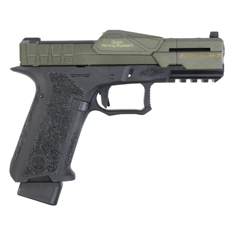 Poseidon - Pistolet GBB CSI XO-P1-ODB Blowback - Noir et Vert