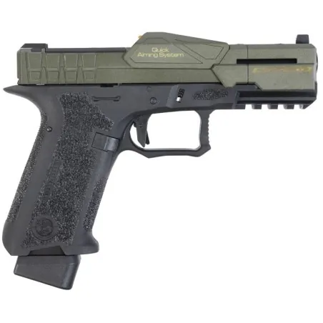 Poseidon - Pistolet GBB CSI XO-P1-ODB Blowback - Noir et Vert