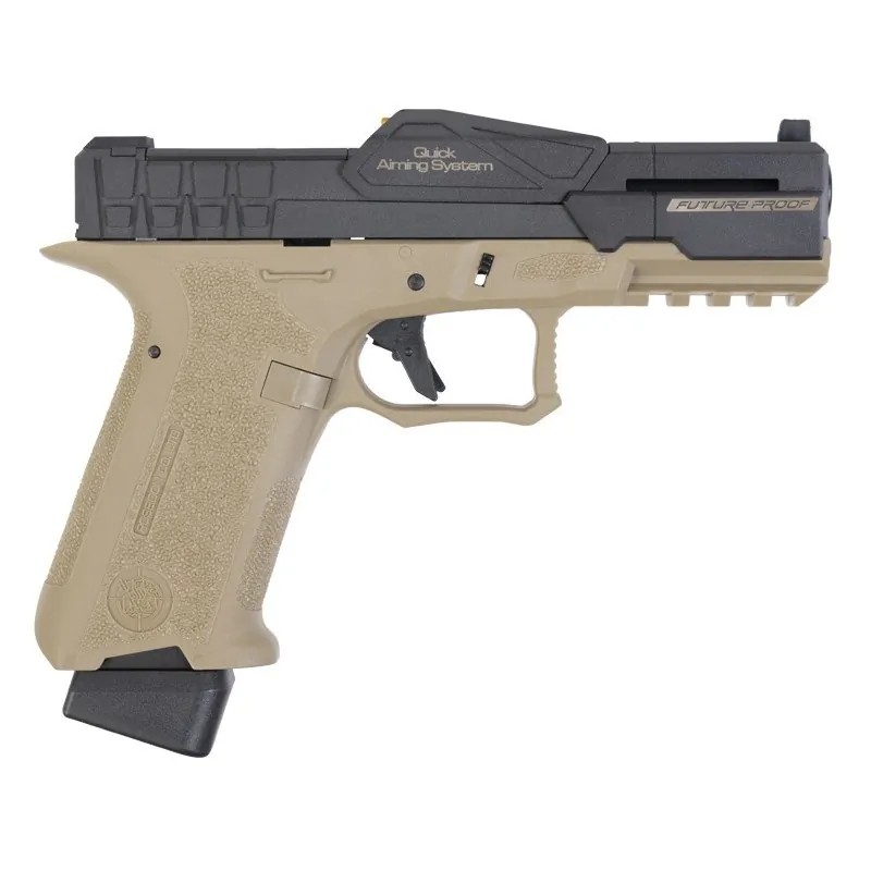 Poseidon - Pistolet GBB CSI XO-P1-BT Blowback - Tan et Noir