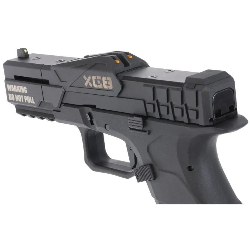 XG8-PB CSI culasse polymère finition full black tactique