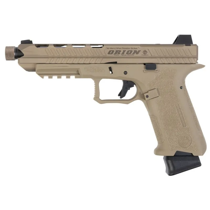 Pistolet airsoft flagship Orion 3 Performance Tan élite désert