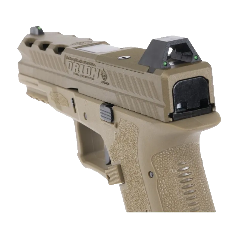 Poseidon Orion No.2 Action tan, arrière de la culasse et hausse noire