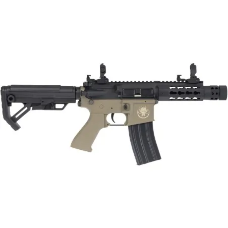 Saigo Defense - Réplique fusil d'assaut AEG Kenji Short S - Noir et Tan