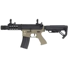 Saigo Defense - Réplique fusil d'assaut AEG Kenji Short S - Noir et Tan