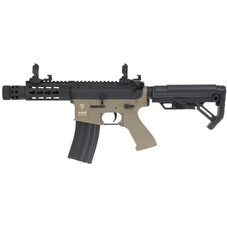 Saigo Defense - Réplique fusil d'assaut AEG Kenji Short S - Noir et Tan