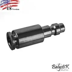 BALYSTIK Ligne HPA tressée rouge version US 8mm | Zn-Airsoft