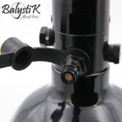 BALYSTIK Bouteille Alu HPA 3000 PSI 0.8L + Preset HP | Zn-Airsoft