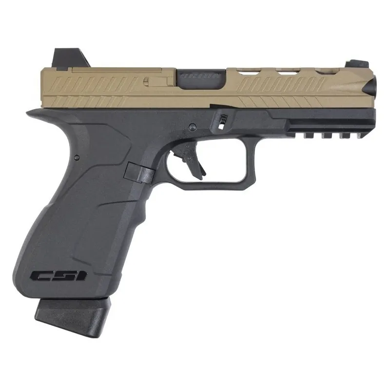 Poseidon - Pistolet GBB  XO P-2  Performance CSI Blowback - Tan Poseidon - Pistolet GBB  XO P-2  Performance CSI Blowback - Tan