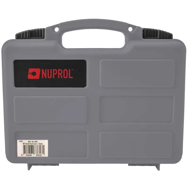 NUPROL — Mallette Compacte Mousse Prédécoupée 35x25x8 cm — Gris