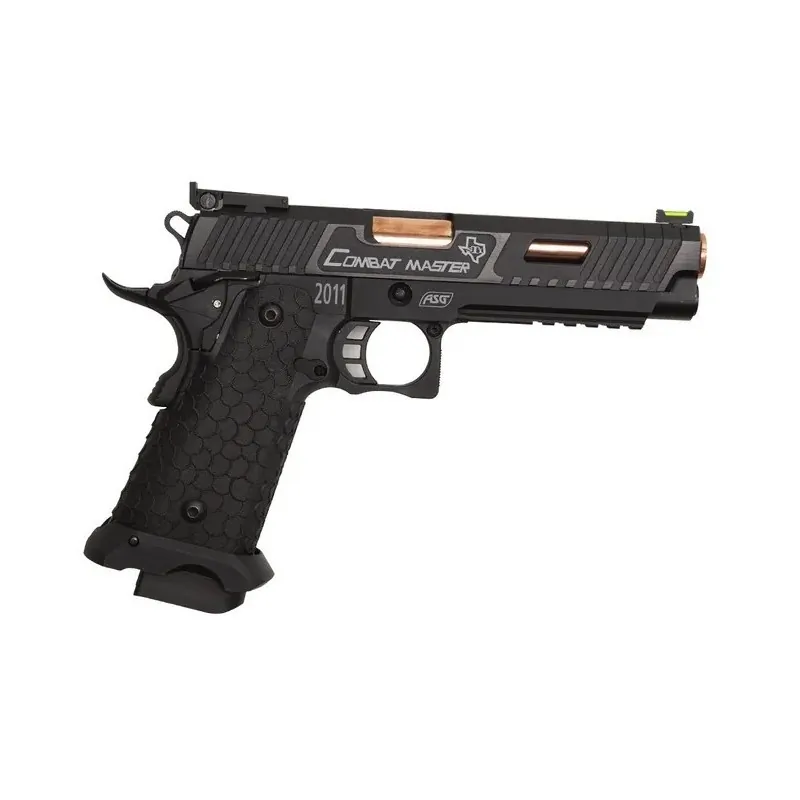 ASG - Pistolet GBB STI Combat Master Co2 - Noir et Cuivre ASG - Pistolet GBB STI Combat Master Co2 - Noir et Cuivre