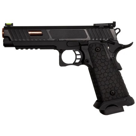 ASG - Pistolet GBB STI Combat Master Co2 - Noir et Cuivre