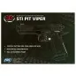 ASG - Pistolet GBB Pit Viper Co2 - Noir et Cuivre