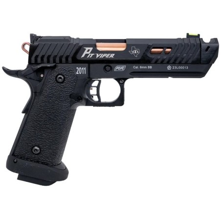 ASG Pit Viper CO₂ Noir & Cuivre – Pistolet GBB | Zn-Airsoft
