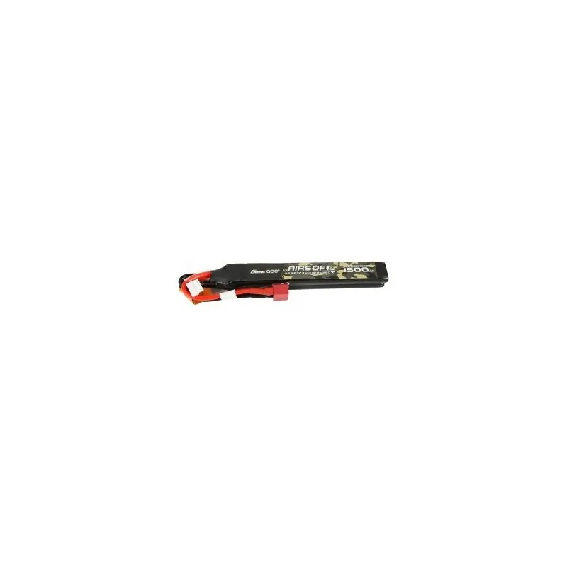 GENS - Batterie Lipo 7.4V 1500mAh 25C - T-Dean - 2 Bâtons GENS - Batterie Lipo 7.4V 1500mAh 25C - T-Dean - 2 Bâtons